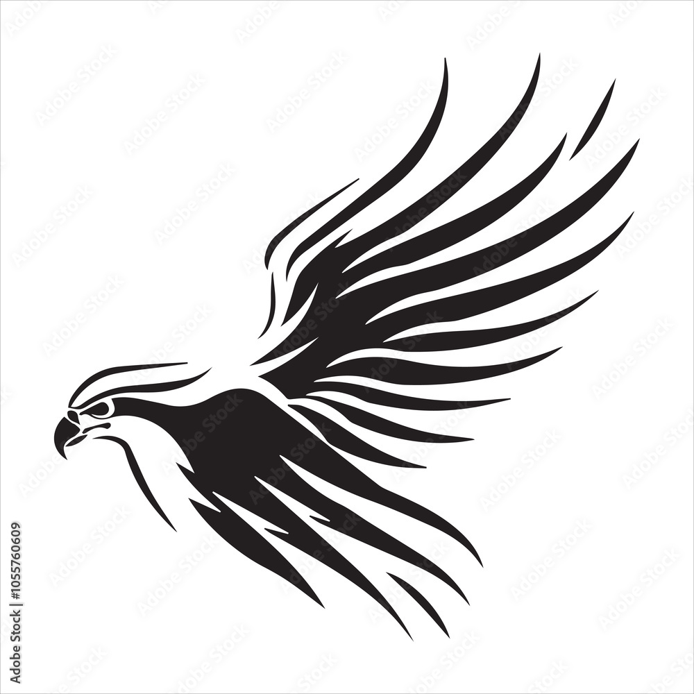 Obraz premium Logo modern american freedom on white background logo style minimalism eagle