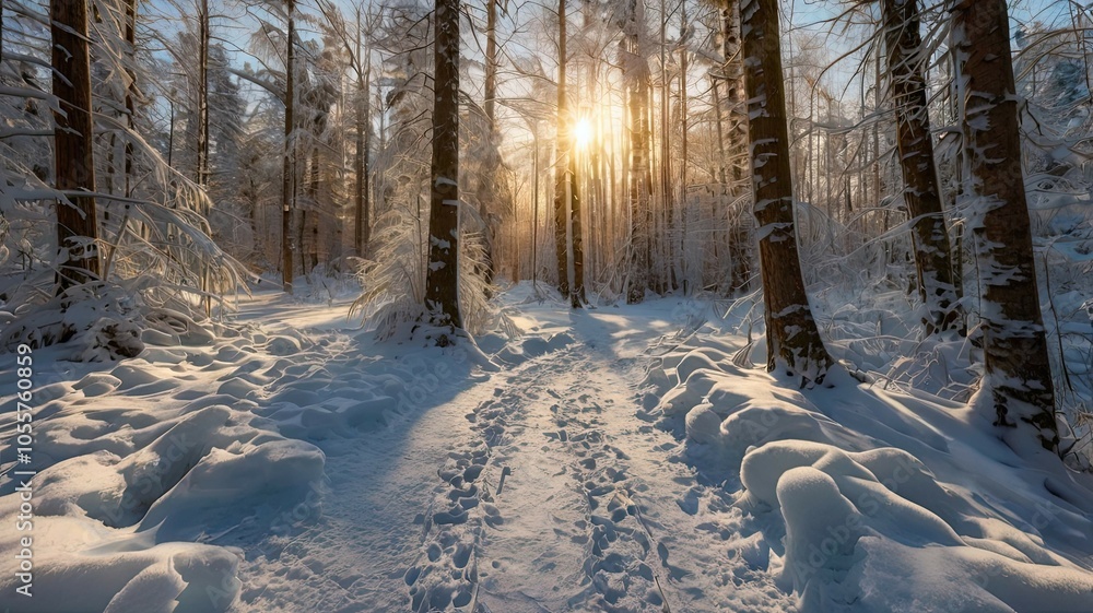 Winter dawn. Silence, snow, frost, and the beauty of nature. Winter dawn. Silence, snow, frost, and the beauty of nature.