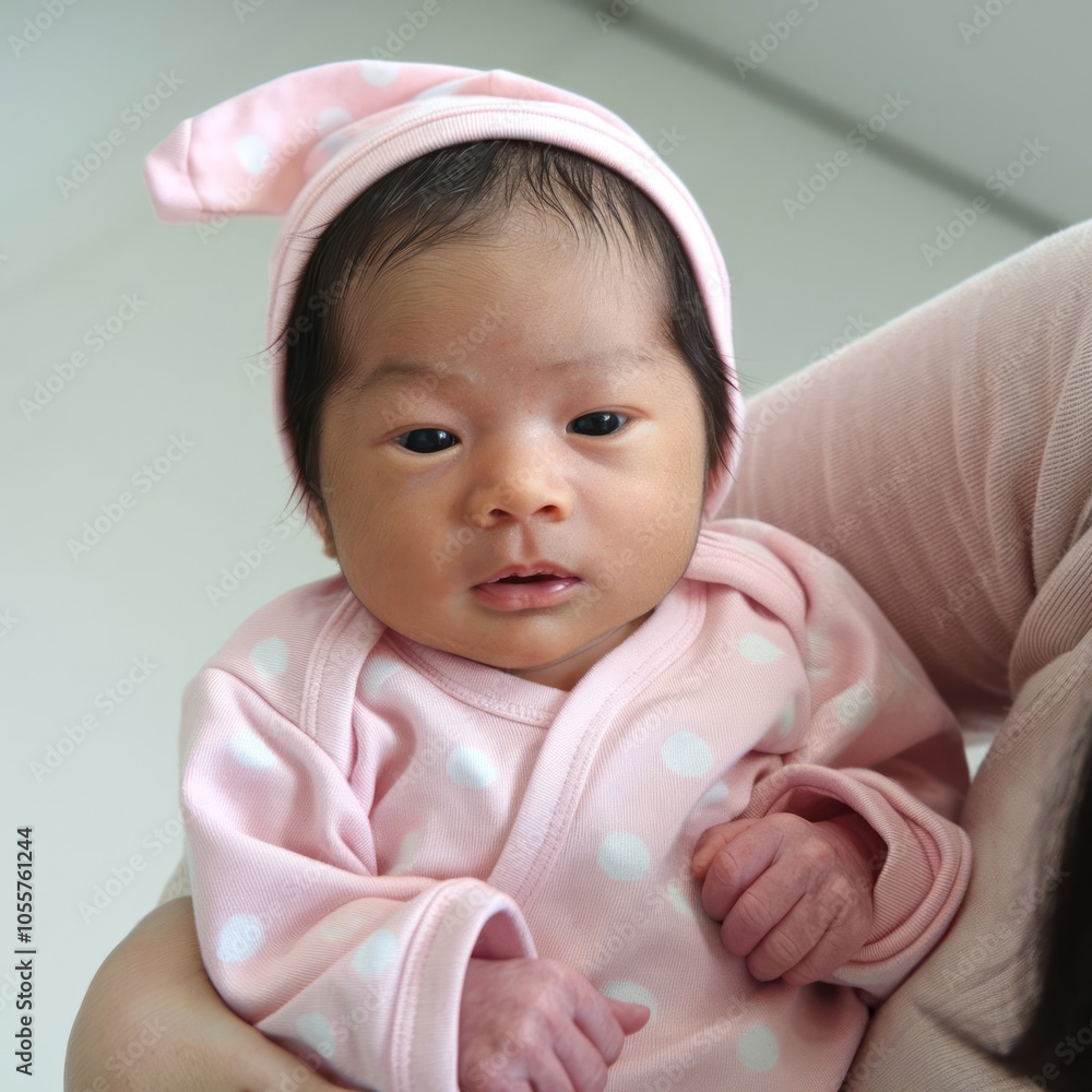 cute asian baby sitting on the floor isolated on white background cute asian baby sitting on the floor isolated on white background