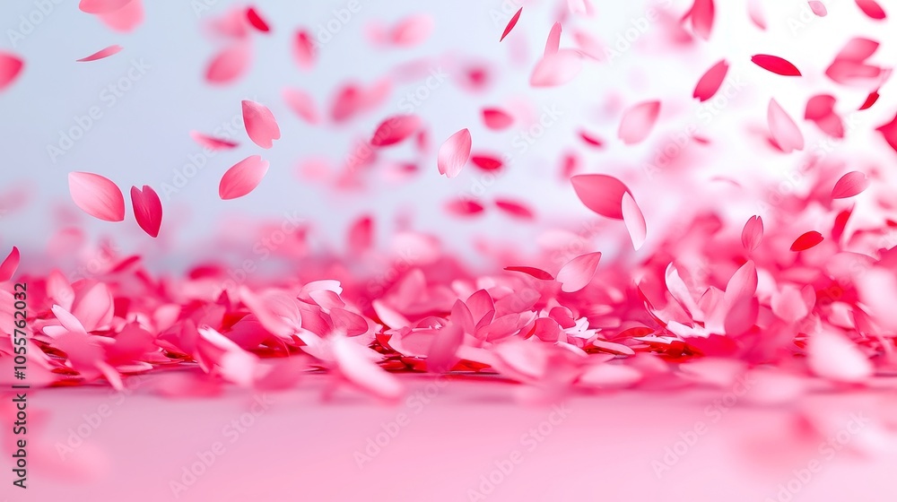 Cherry Blossom Petals in Motion, Stunning 3D rendering of cherry blossom petals gracefully falling, customizable colors, features alpha matte for seamless integration in projects. Cherry Blossom Petals in Motion, Stunning 3D rendering of cherry blossom petals gracefully falling, customizable colors, features alpha matte for seamless integration in projects.