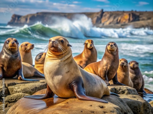 Close-Up of Sea Lions at Cape Arago - Macro Photography of Wildlife in Oregon Coastline