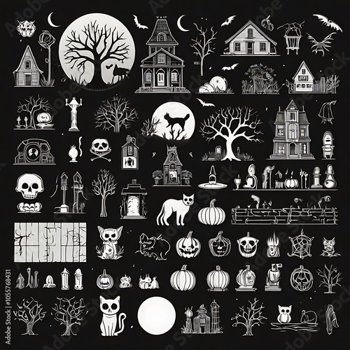 Halloween Flat Icon Pack photo