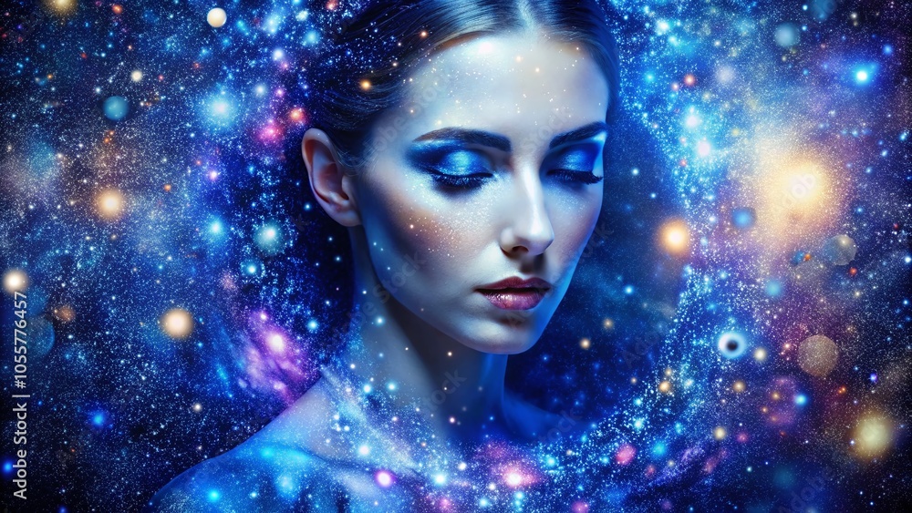 Cosmic Themed Dot Pattern with Stars and Galaxies for Unique Portrait Photography Backgrounds Cosmic Themed Dot Pattern with Stars and Galaxies for Unique Portrait Photography Backgrounds