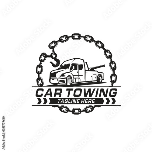 car towing logo