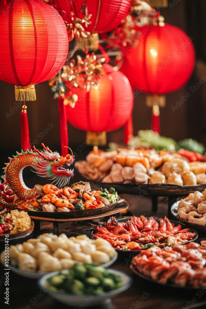 Vibrant Chinese New Year Festivities Vibrant Chinese New Year Festivities
