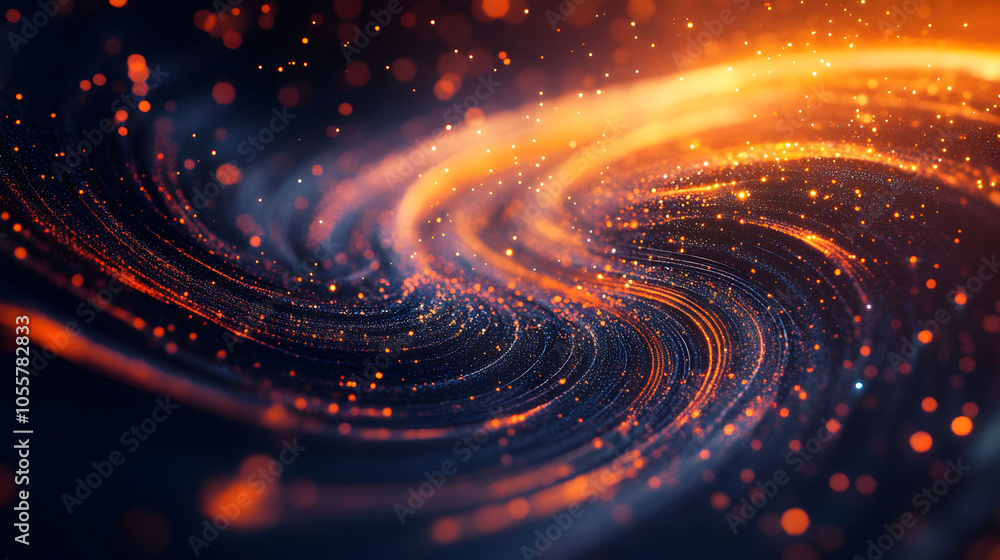 Galaxy space background with stars and cosmic elements Galaxy space background with stars and cosmic elements