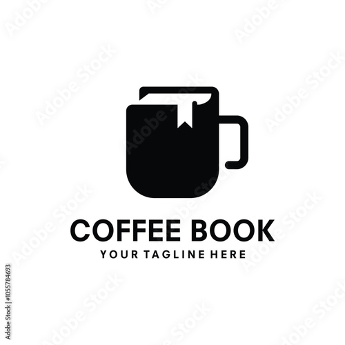 Coffee cup with book concept. Drink coffee read book on white background