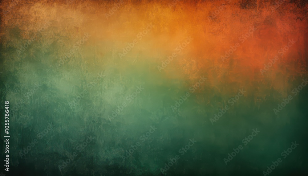 Abstract Green and Orange Grunge Texture Background Abstract Green and Orange Grunge Texture Background