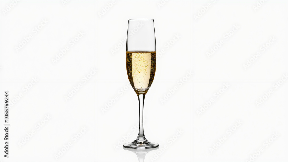 Elegant Champagne Flute Isolated on Transparent Background: Perfect for Luxury Events and Celebrations Elegant Champagne Flute Isolated on Transparent Background: Perfect for Luxury Events and Celebrations