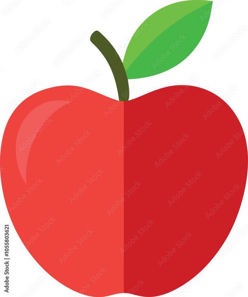 Fototapeta premium Apple vector art illustration eps