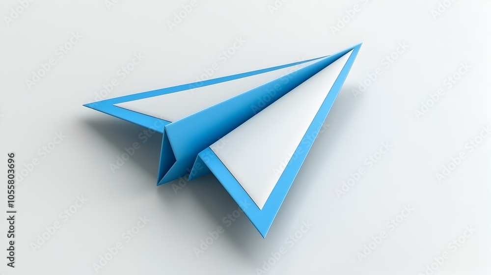 Clean Telegram paper plane icon in blue, symbolizing communication and connectivity, featuring a minimalist design for modern interfaces. Clean Telegram paper plane icon in blue, symbolizing communication and connectivity, featuring a minimalist design for modern interfaces.