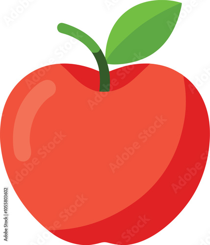 Apple vector art illustration eps