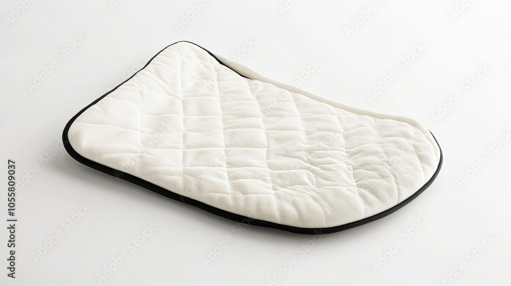 Single oven mitt isolated on a white background, symbolizing kitchen safety and culinary activities. Single oven mitt isolated on a white background, symbolizing kitchen safety and culinary activities.