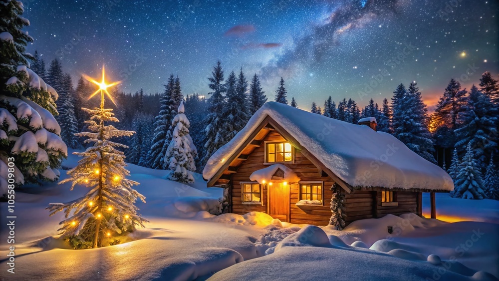 Enchanting Christmas Night Photography with Twinkling Lights and Winter Scenes Enchanting Christmas Night Photography with Twinkling Lights and Winter Scenes