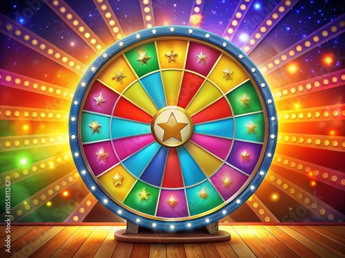 Engaging Wheel of Fortune Template for Exciting Promotions and Games photo