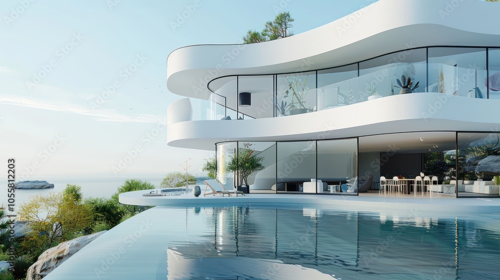 Modern Luxury Villa with Infinity Pool overlooking the Ocean Modern Luxury Villa with Infinity Pool overlooking the Ocean