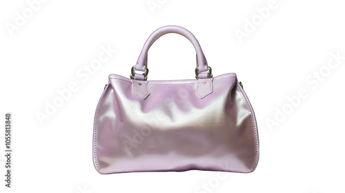 pink bag isolated on white