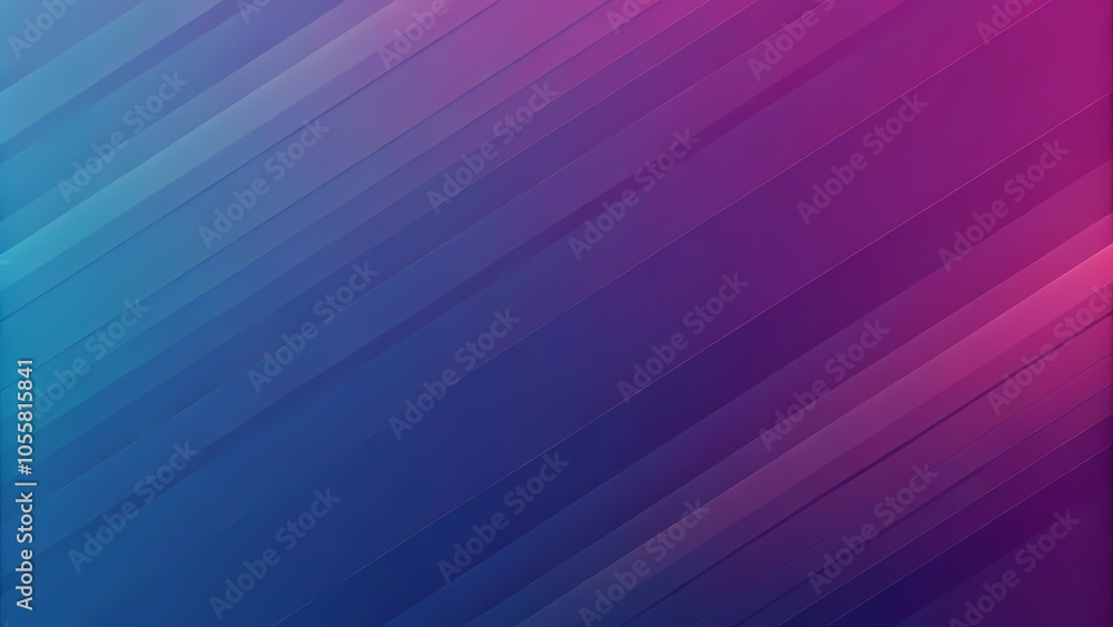 Naklejka premium Blurred lines in vibrant pink, purple, and blue create a dynamic, colorful digital art backdrop