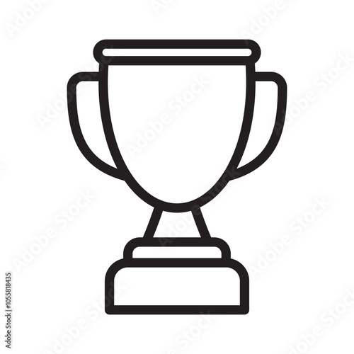 Trophy icon. Trophy cup, winner cup, victory cup icon. Reward symbol sign for web and mobile.