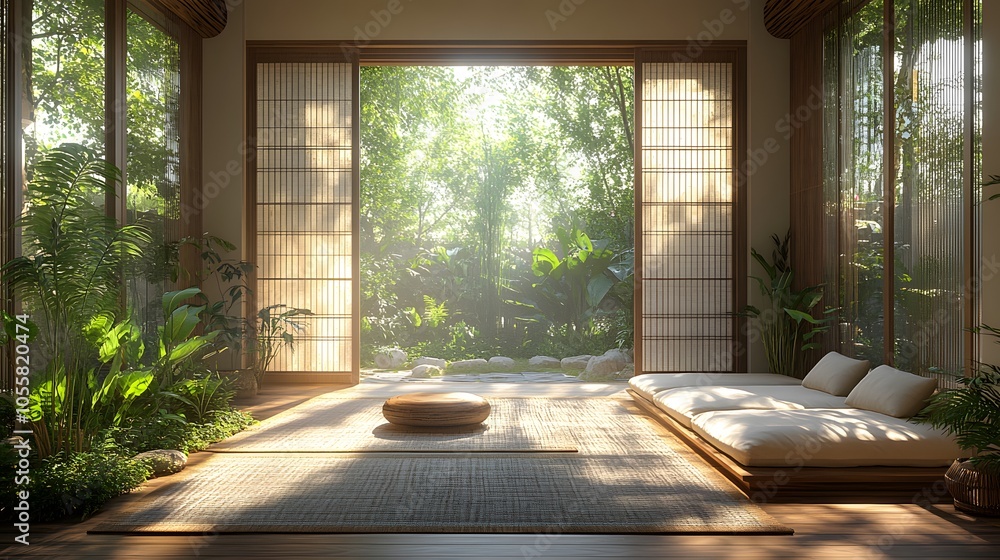 Eco-friendly small house in rice fields with wooden finishes natural light large open windows and a seamless connection to the landscape Eco-friendly small house in rice fields with wooden finishes natural light large open windows and a seamless connection to the landscape