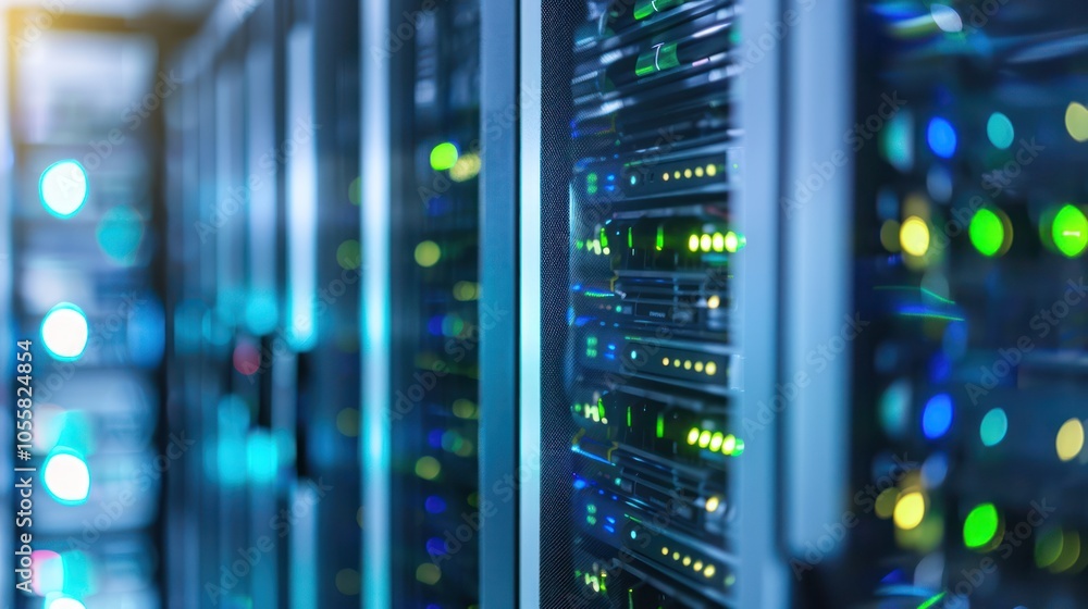 Server Racks in a Modern Data Center Server Racks in a Modern Data Center
