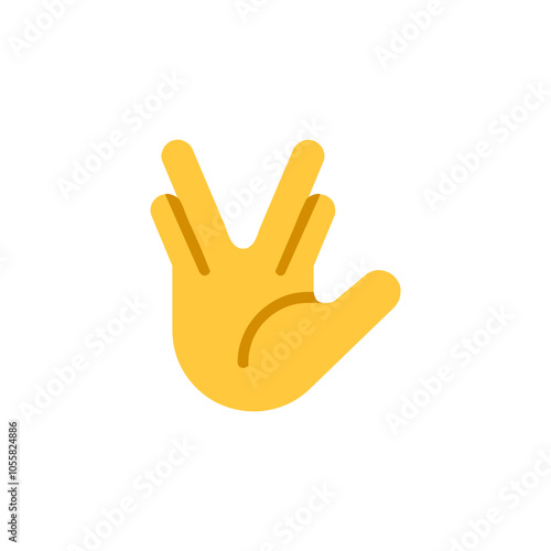 Vulcan Salute Emoji
