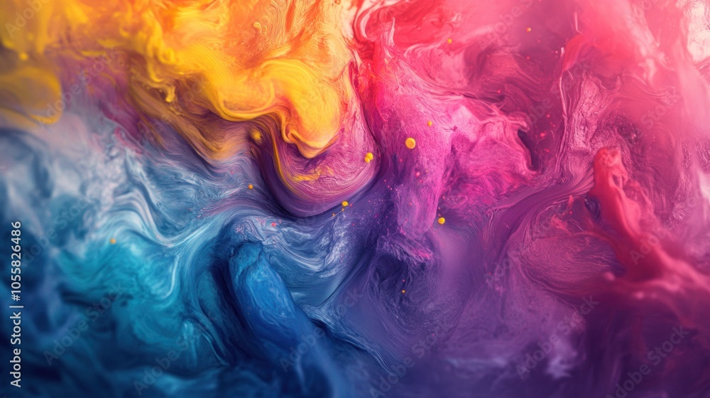 Abstract Swirling Colors Abstract Swirling Colors