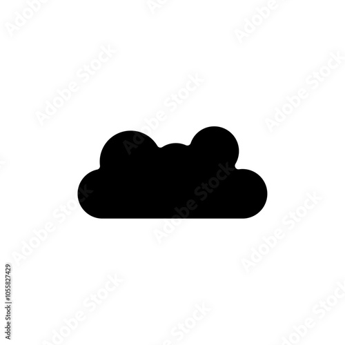 Cloud icon logo sign set vector outline