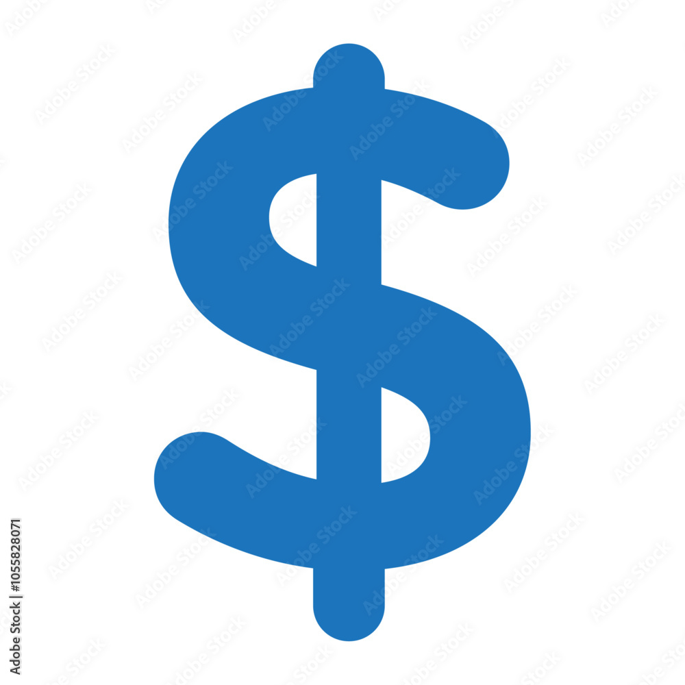 Dollar icon logo sign set vector outline Dollar icon logo sign set vector outline