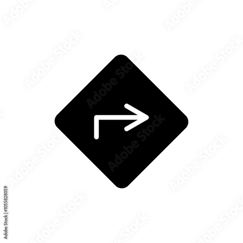 Directions icon logo sign set vector outline