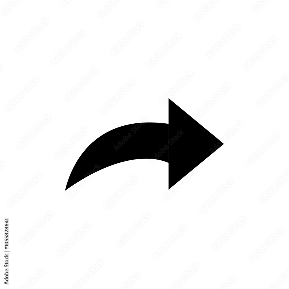 Forward icon logo sign set vector outline Forward icon logo sign set vector outline