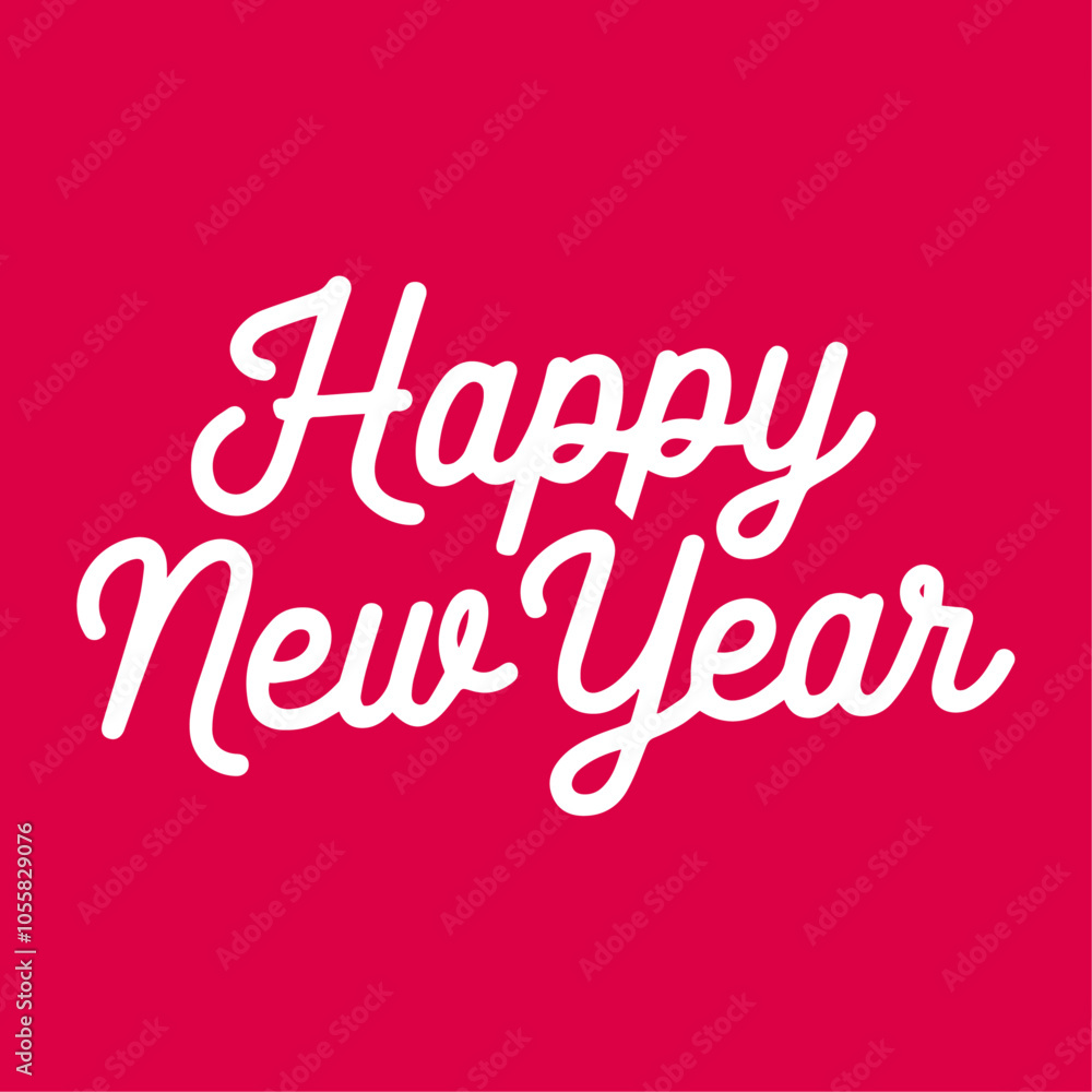 Happy new year text typography background, New Year text logo template with bold font written in vector design
Happy new year text typography background, New Year text logo template with bold font written in vector design