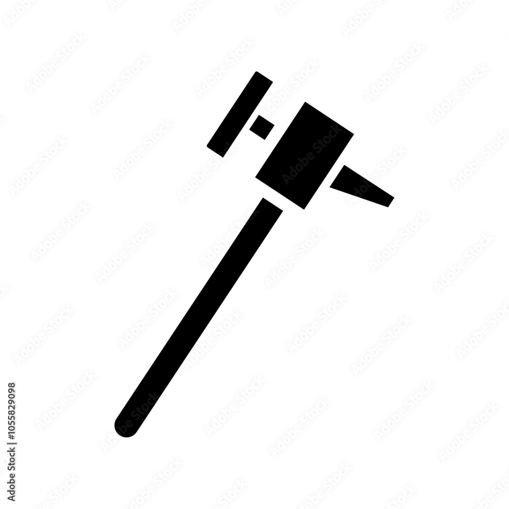 Hammer icon logo sign set vector outline Hammer icon logo sign set vector outline