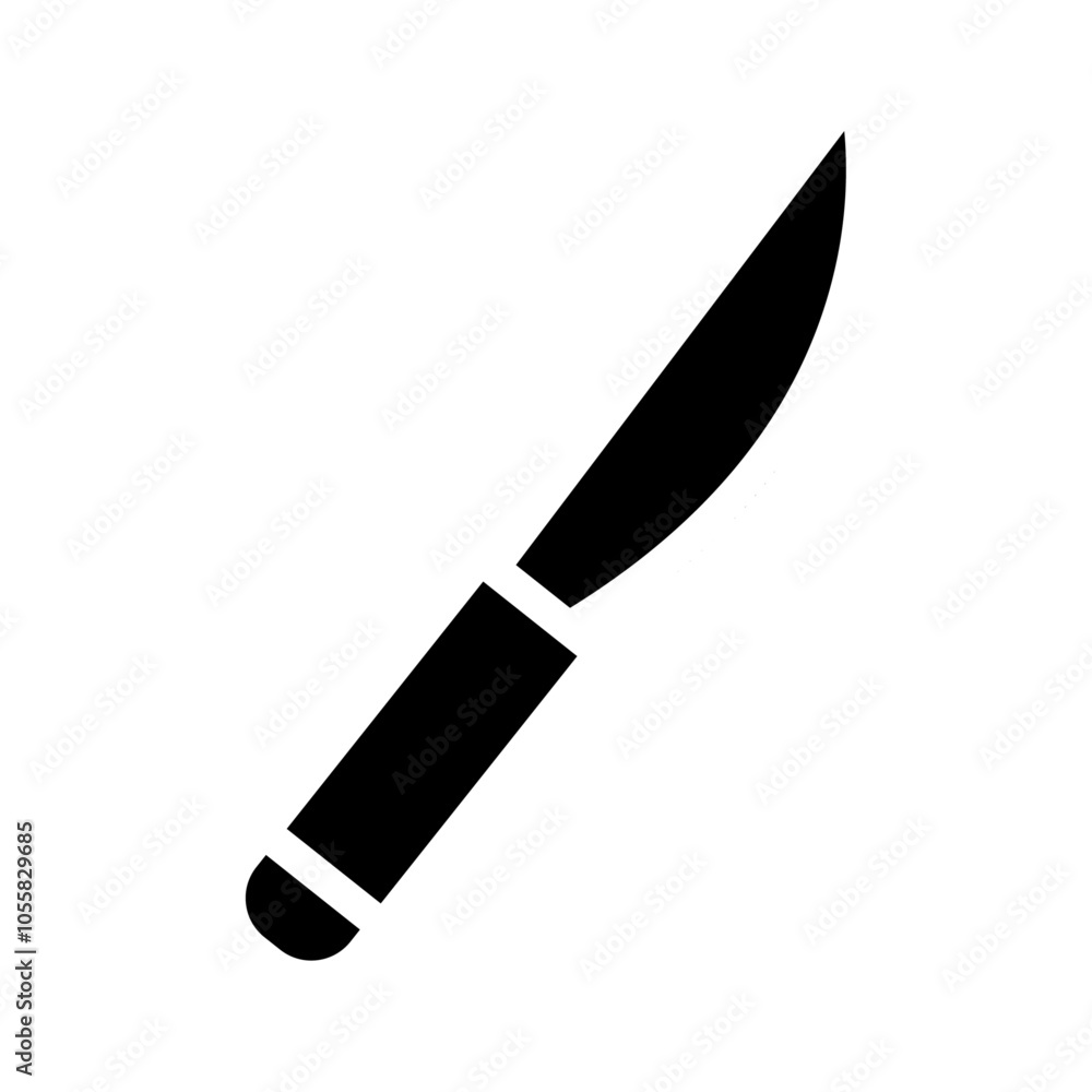 knife icon logo sign set vector outline knife icon logo sign set vector outline