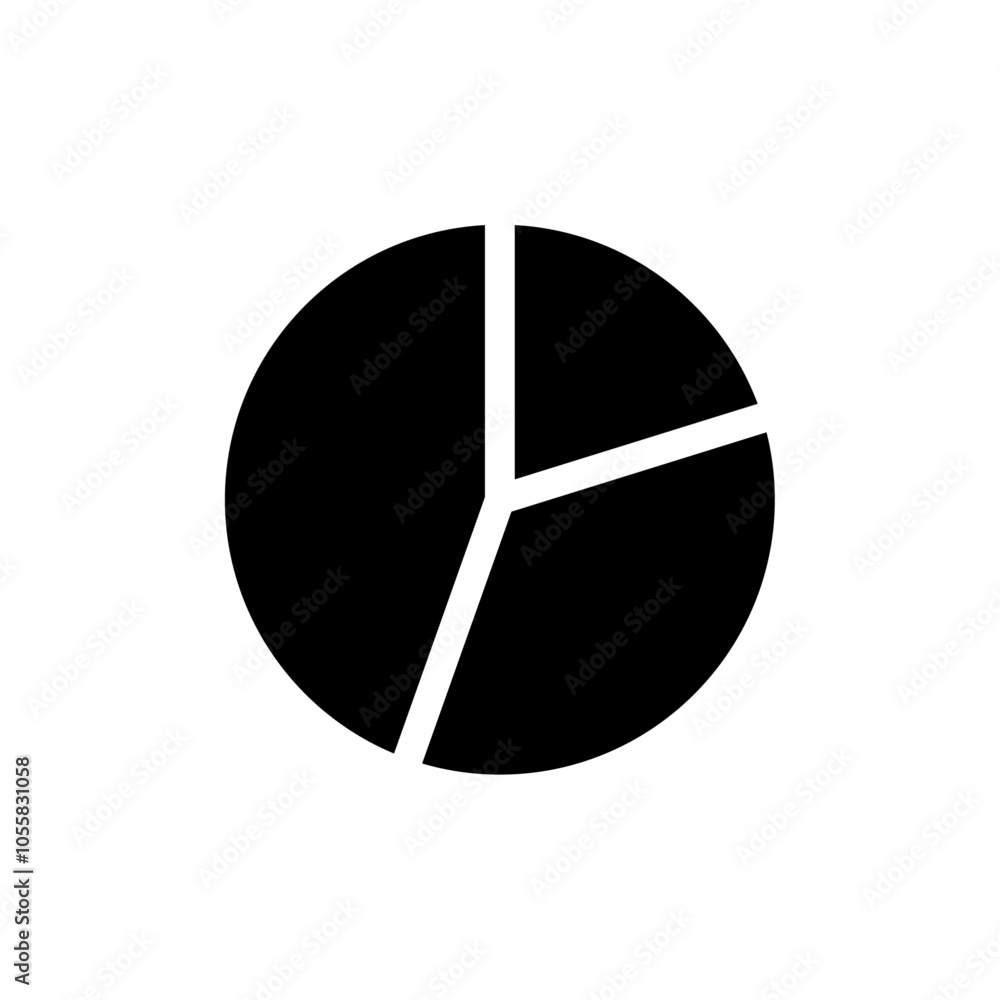Pie Chart Icon logo sign set vector outline Pie Chart Icon logo sign set vector outline