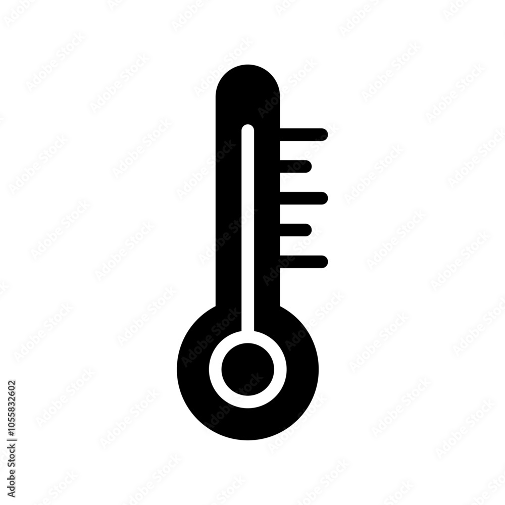 Temperature icon logo sign set vector outline Temperature icon logo sign set vector outline