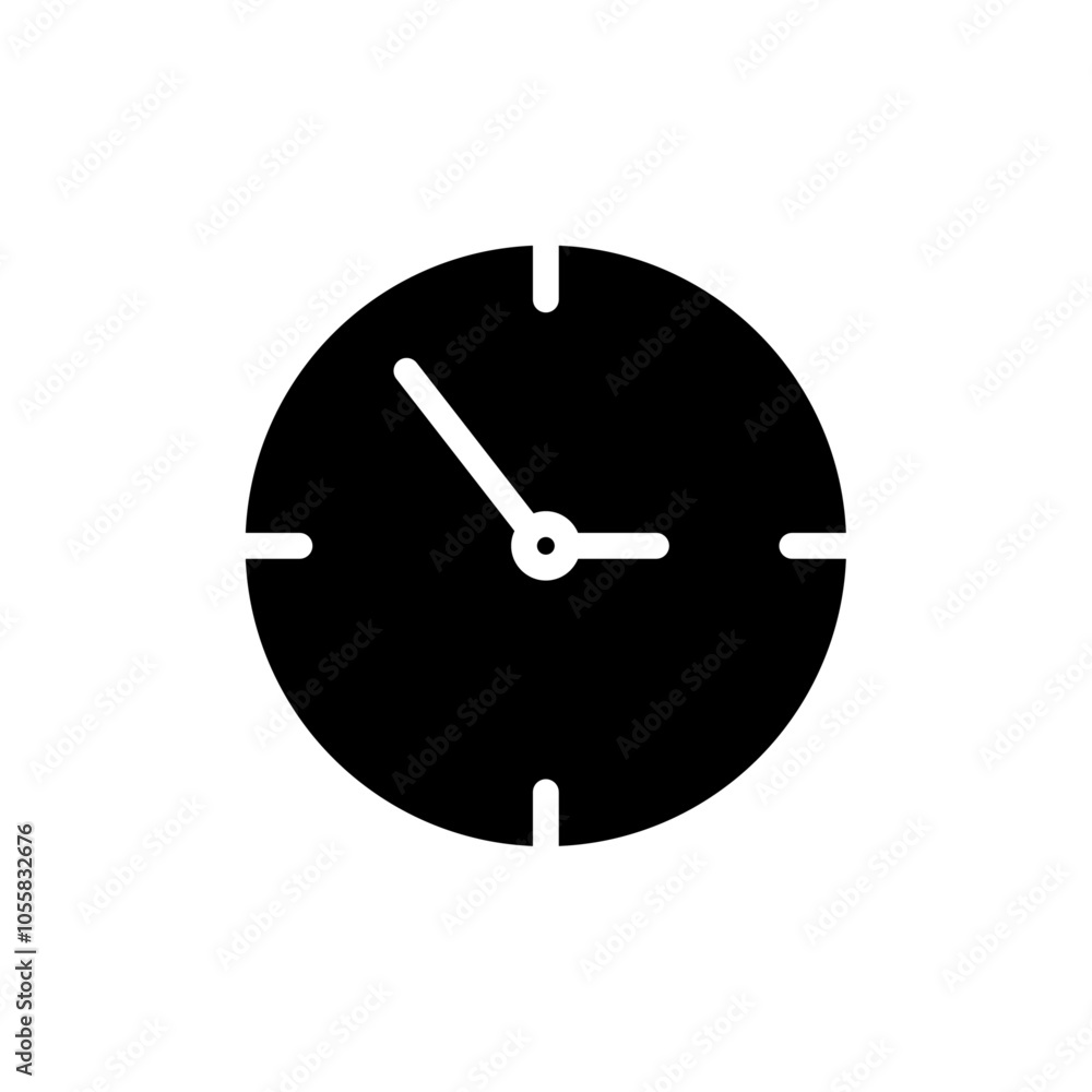 Time icon logo sign set vector outline Time icon logo sign set vector outline