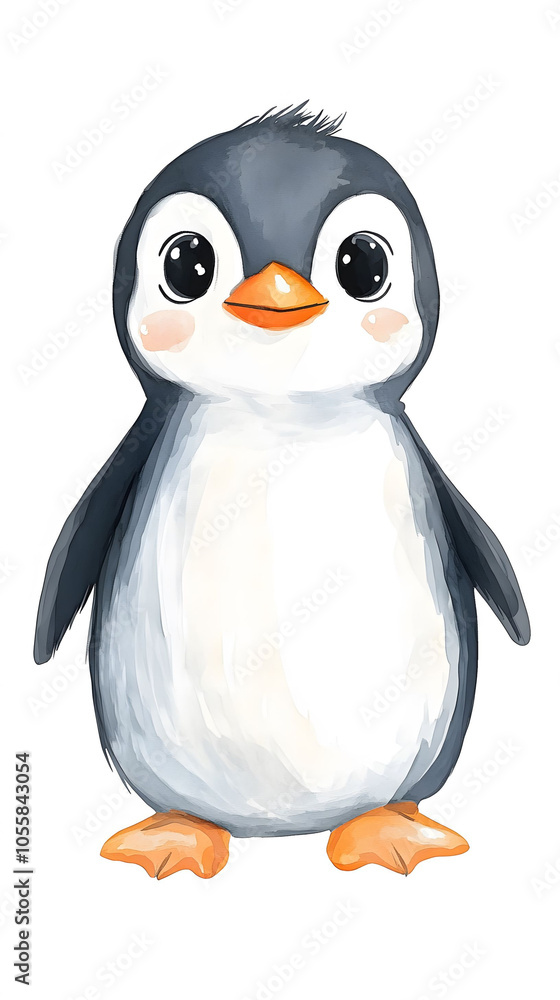 Obraz premium Cute penguin character