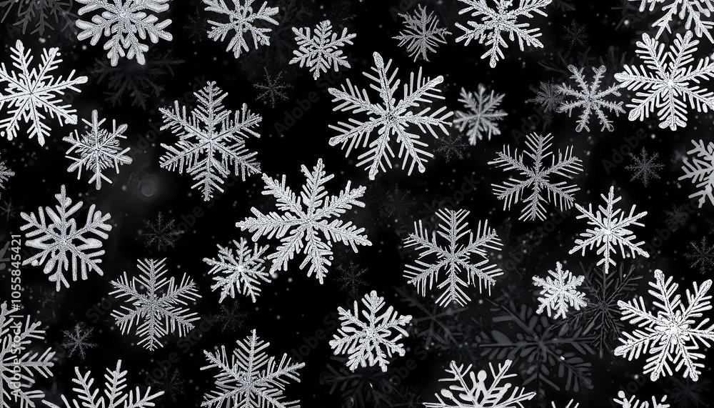 Snowflake background Snowflake background