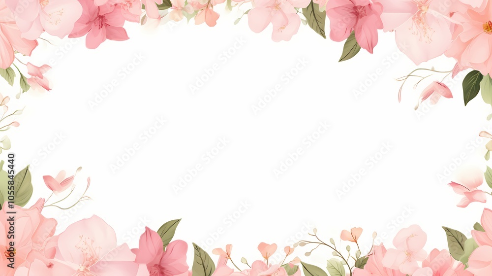 Delicate floral corner design with white and yellow blossoms. Delicate floral corner design with white and yellow blossoms.