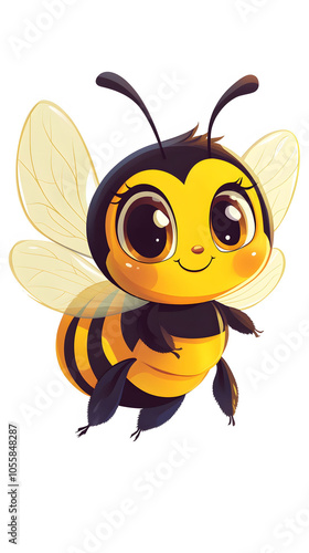 Cute cartoon bee