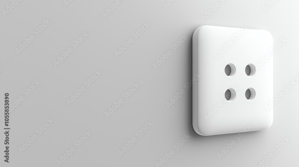Matte, square button with rounded edges, sleek and modern for casual styles Matte, square button with rounded edges, sleek and modern for casual styles