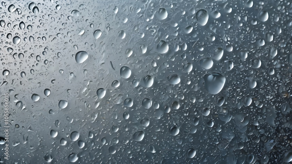 Frosted Glass with Detailed Condensation Texture - Refreshing Close Up Frosted Glass with Detailed Condensation Texture - Refreshing Close Up