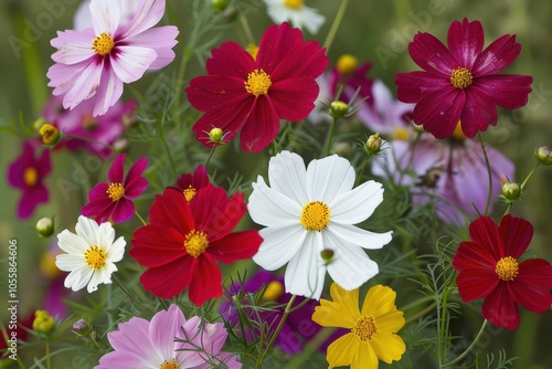 Various cosmos flower outdoor photos