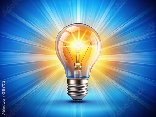 Light Bulb Idea Symbol Representing Creativity and Innovation for Business Concepts