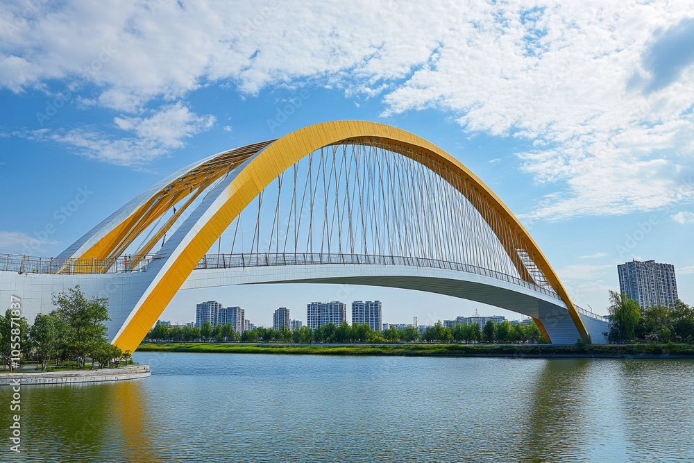 Obraz premium city harbour bridge