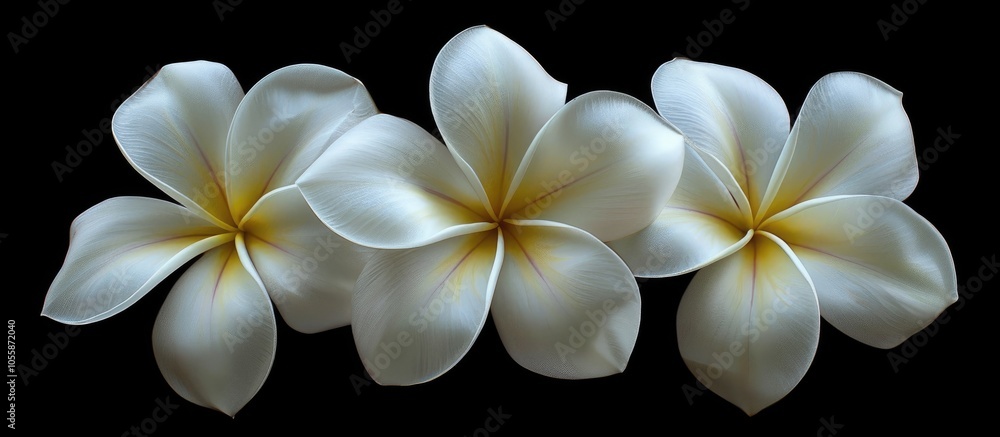 White Color Frangipani Flower White Color Frangipani Flower