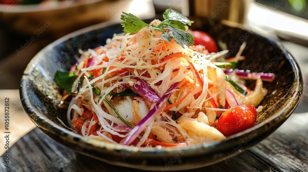 Papaya Salad With Salted Crab And Fermented Fish