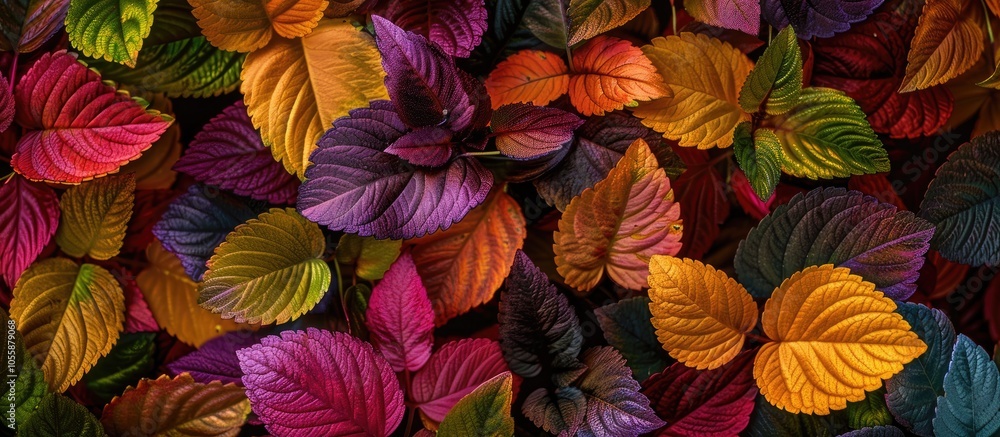 Photo Of Leaves Of Ornamental Plants With Many Colors Photo Of Leaves Of Ornamental Plants With Many Colors