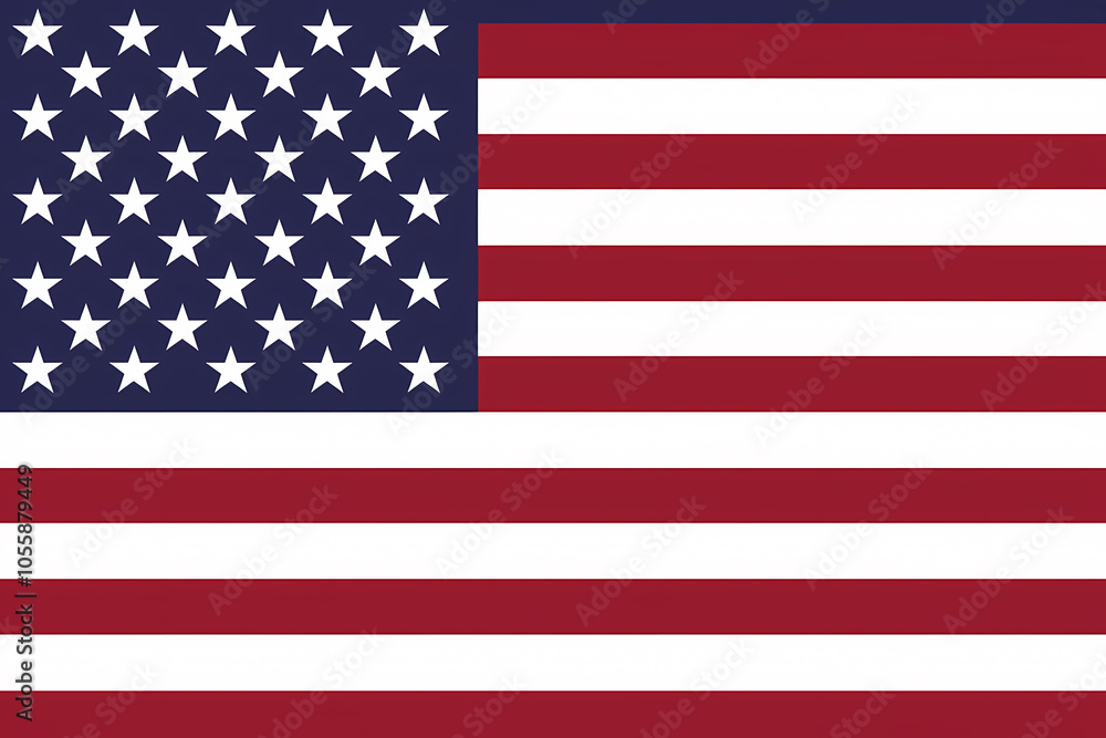 An American flag featuring red and white stripes with a blue canton filled with white stars, symbolizing national pride. An American flag featuring red and white stripes with a blue canton filled with white stars, symbolizing national pride.